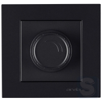 Діммер поворотний 800W Arvia Electric KAREN Чорний (20 07 2000 237)